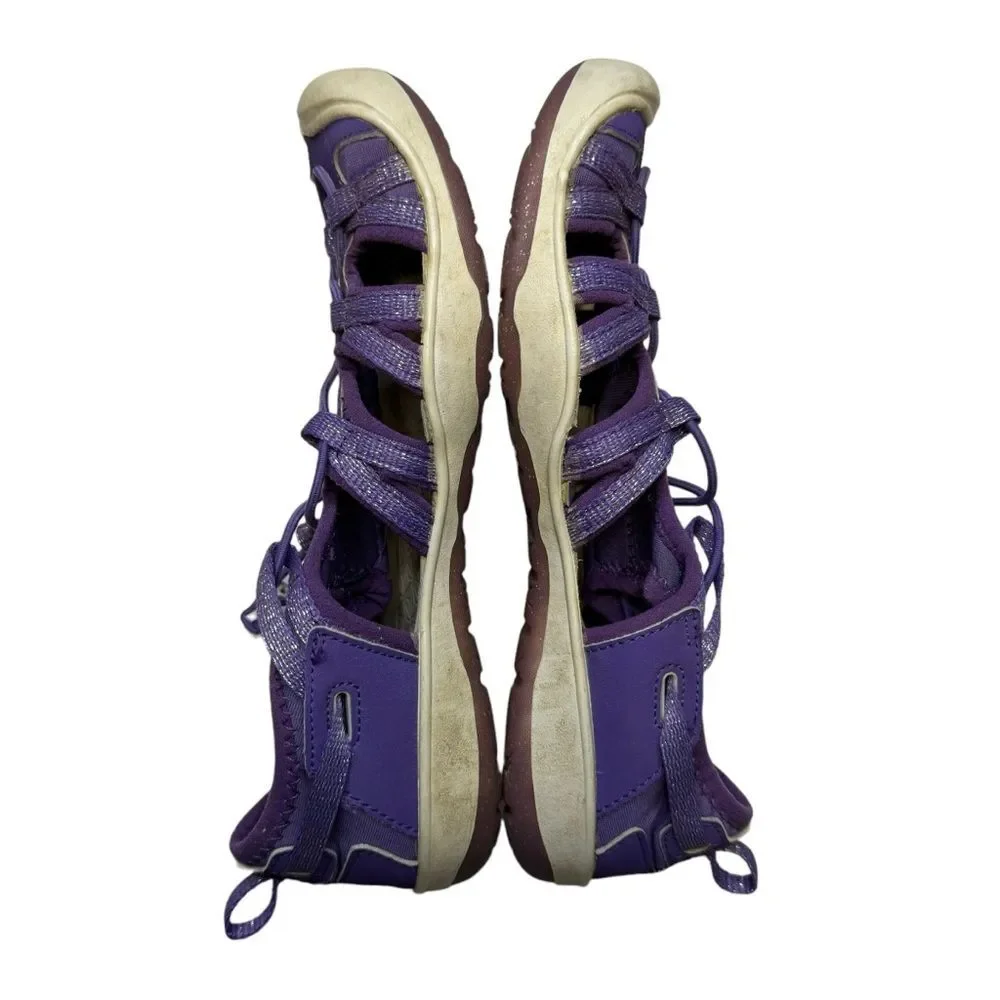 Keen Moxie Purple Waterproof Sandal Walking Shoes Beach Pool Size 4